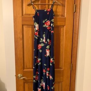 B Famous Floral Jumpsuit